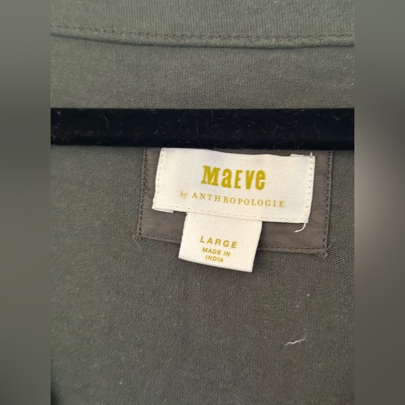 Green peplum top with satin ruffled bottom. Really cute and very comfy. - Picture 5 of 5